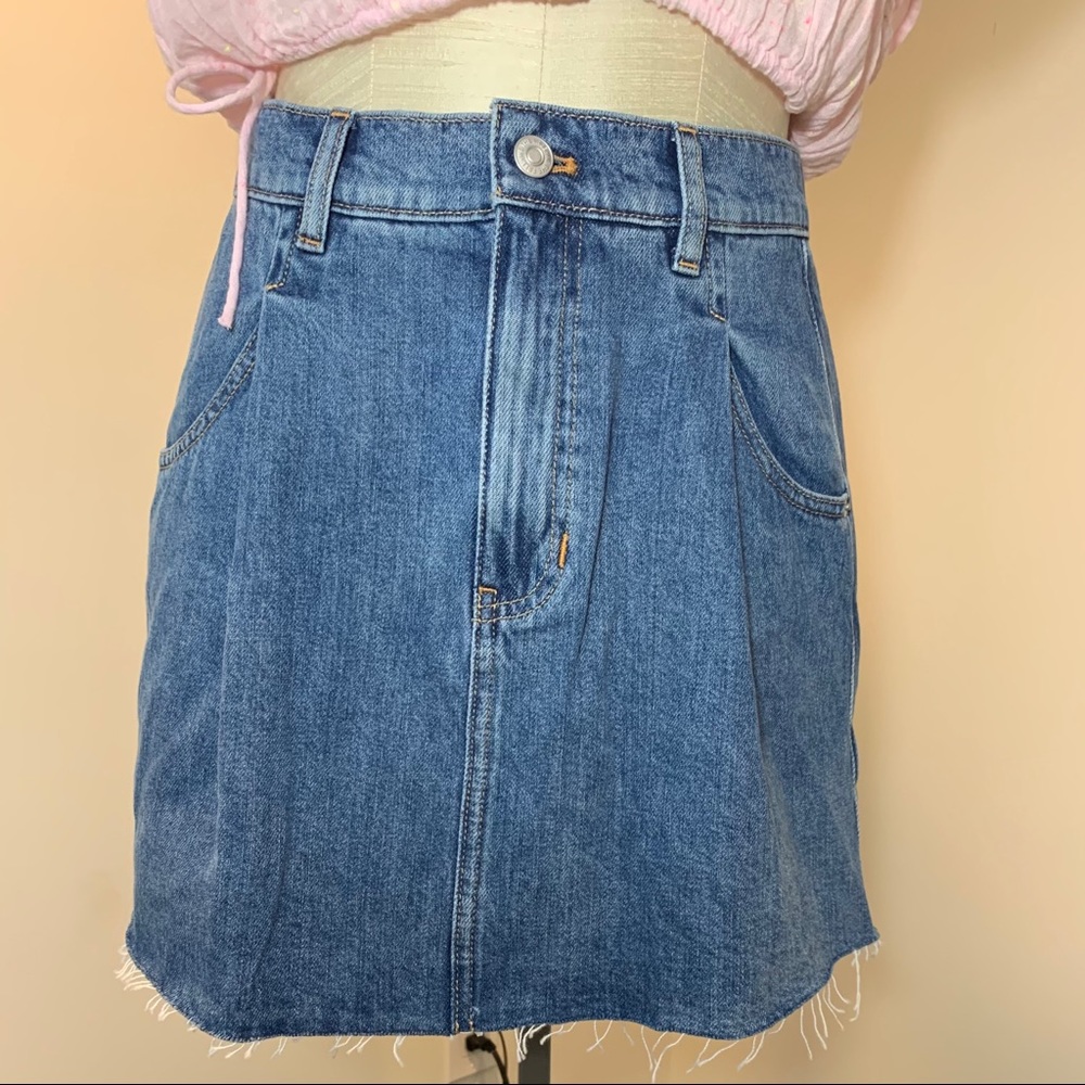 Free People Denim mini skirt -26